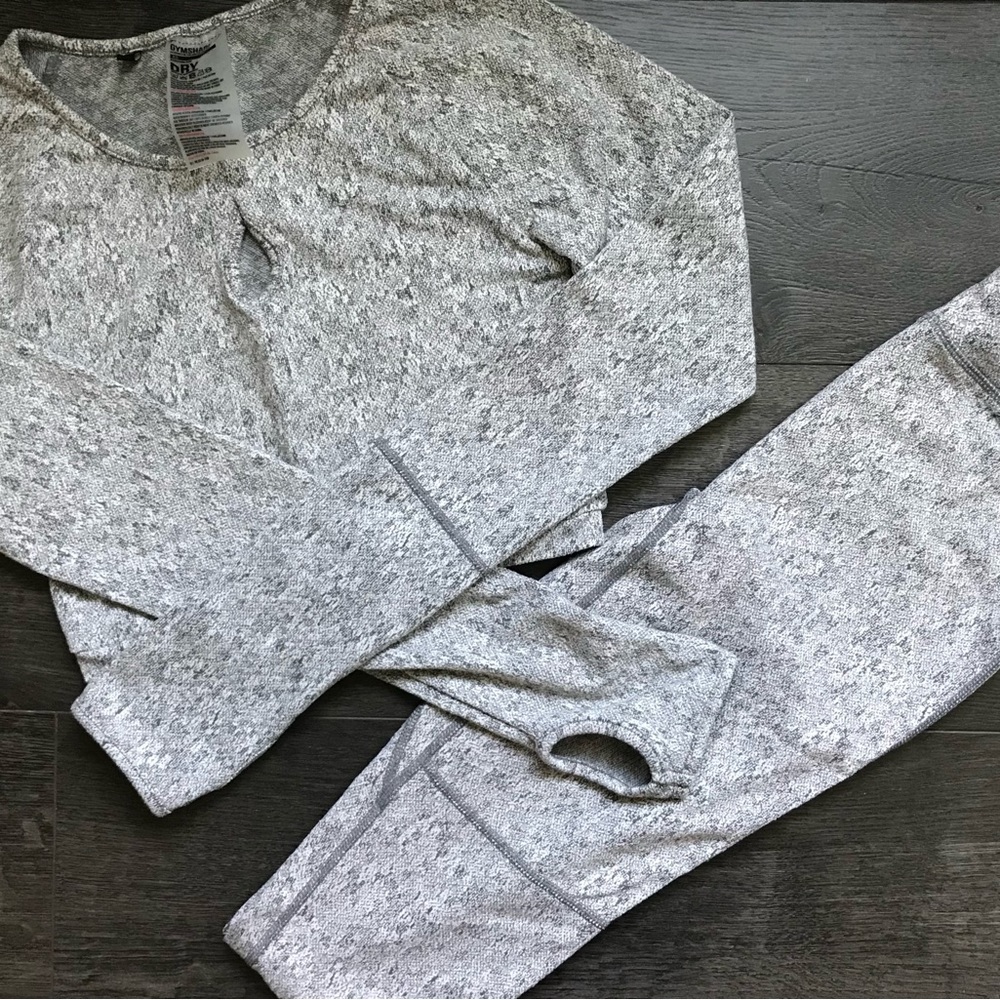 Gymshark Grey Fleur Set